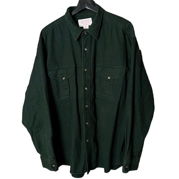 Filson Alaskan Guide Button Down Heavy Cotton Shirt XXL - Picture 1 of 4
